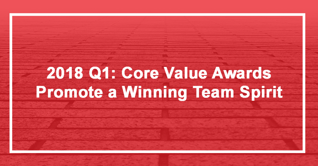 2018 Q1 Promote a Winning Team Spirit Winner
