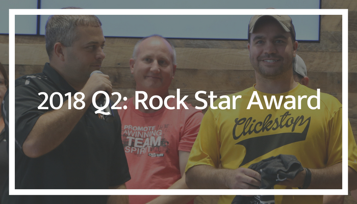 2018 Q2 Rock Star Award - Cody Smith