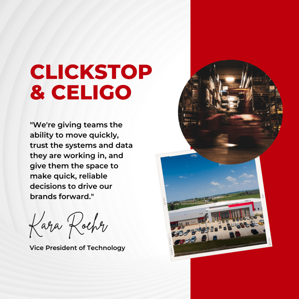 Success Story about how Clickstop has used Celigo's technology solutions
