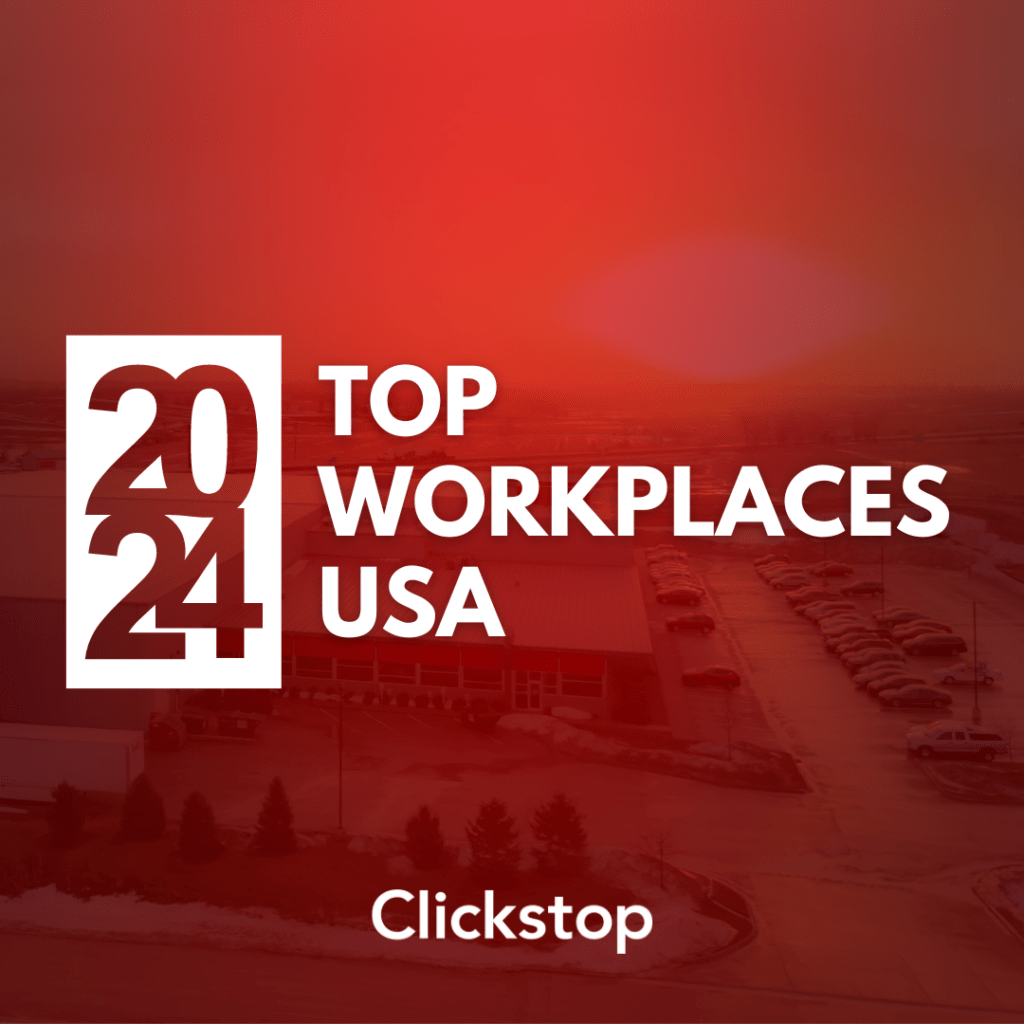 2024 Top Workplaces USA -- Clickstop Logo