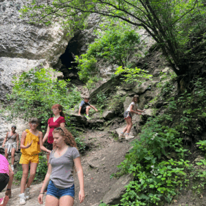 Jeremy Meyer on his 4-week sabbatical with his children.