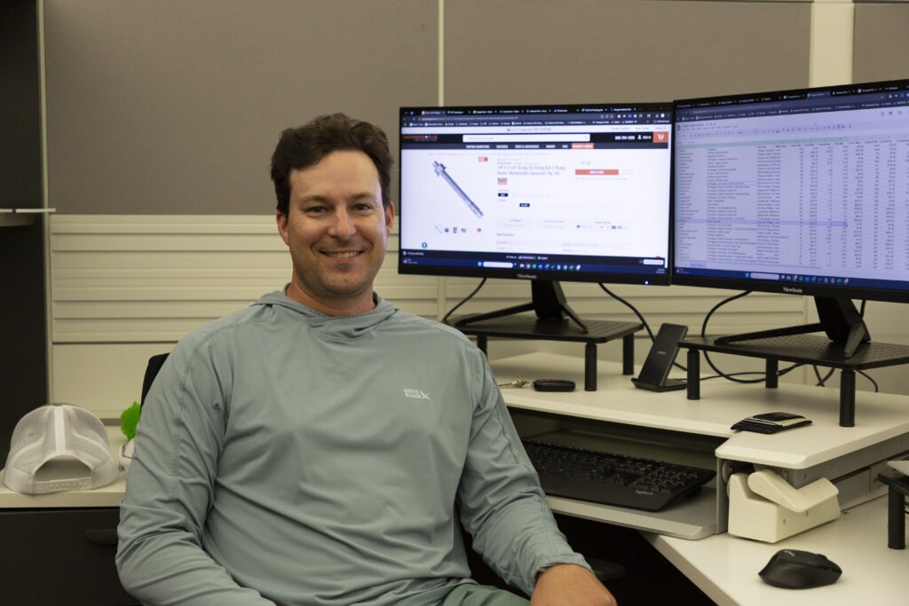 Photo of Employee, Adam Schelin, Digital marketing expert for the Fasteners Plus brand.