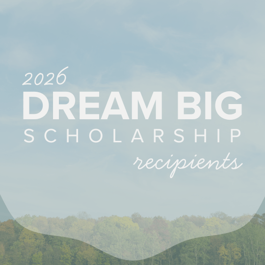 2026 Dream Big Scholarship recipients