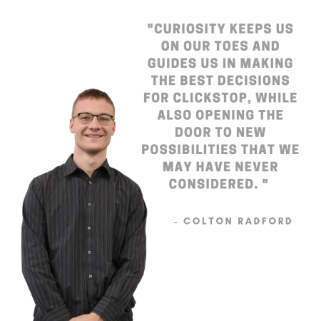 Colton Radford - 2019 Q1 Curious Award