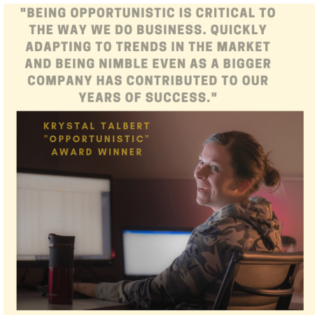 Krystal Talbert - 2019 Q1 Opportunistic Award